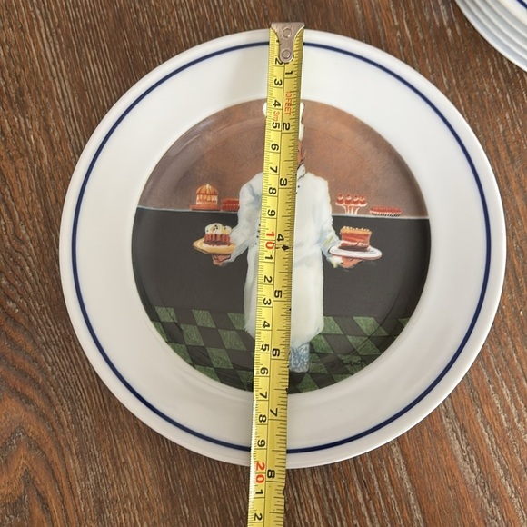 Williams Sonoma Chef Series Guy Buffet set of 6  Dessert/Salad Plate (60F) - Picture 14 of 14